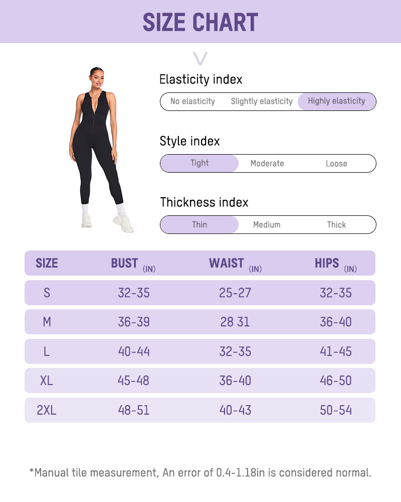 Seamless Ribbed Front Zip Compression Jumpsuit