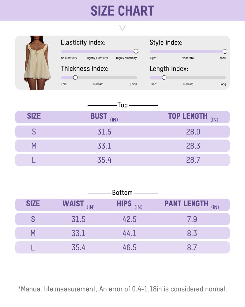 Sexy Backless Princess Neck A-Line Top & Mini Shorts Set