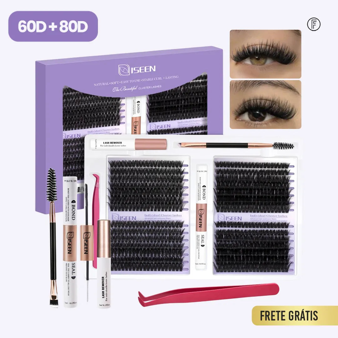 Kit de Extensão de Cílios - LadyUp™