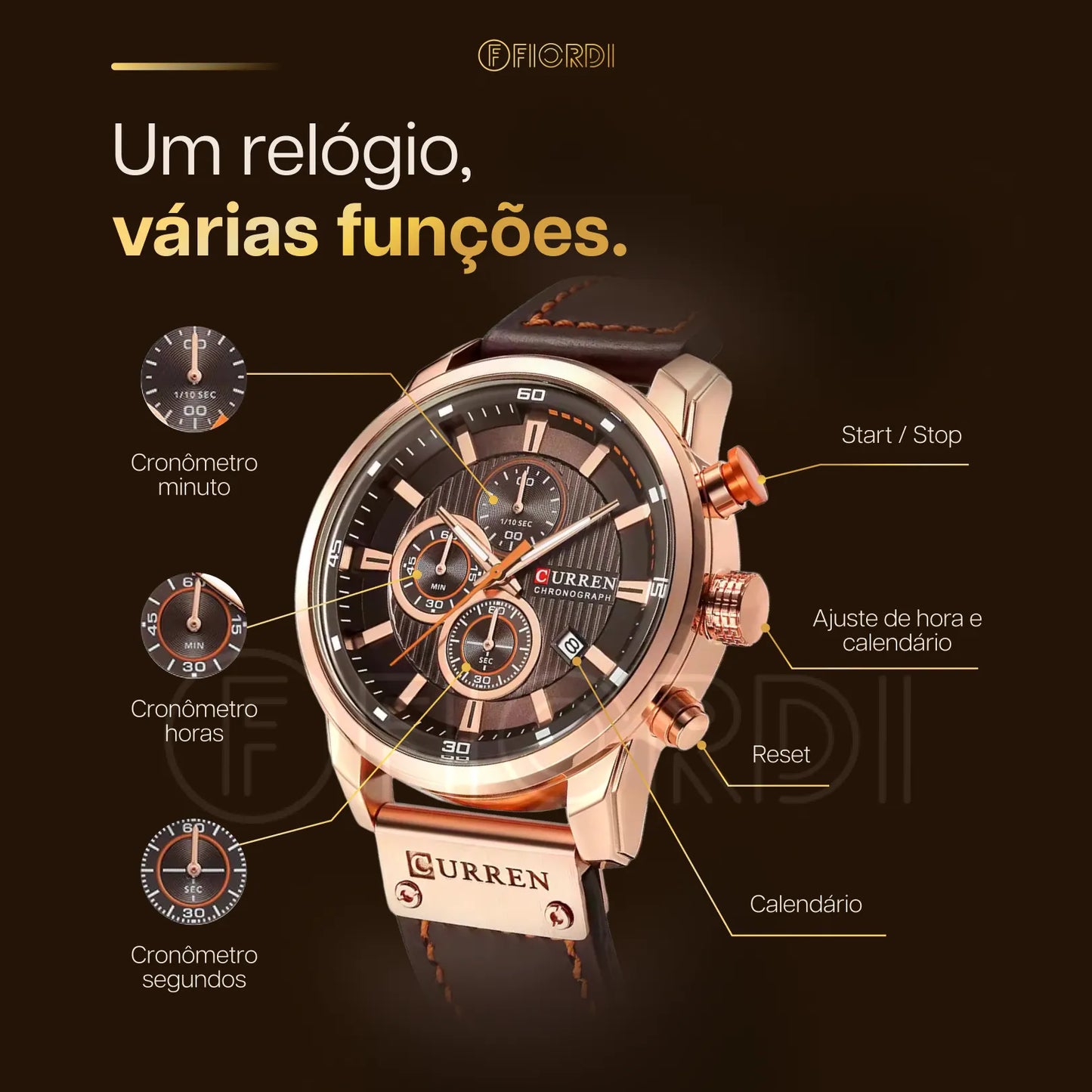 Relógio Curren Magnatta™ [Edição Limitada]