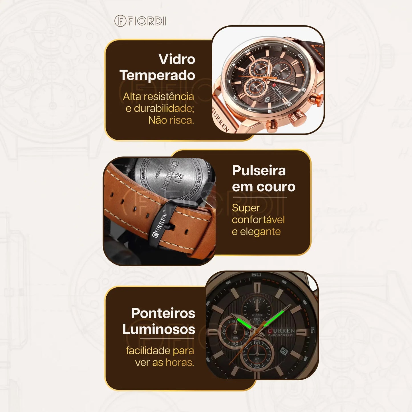 Relógio Curren Magnatta™ [Edição Limitada]