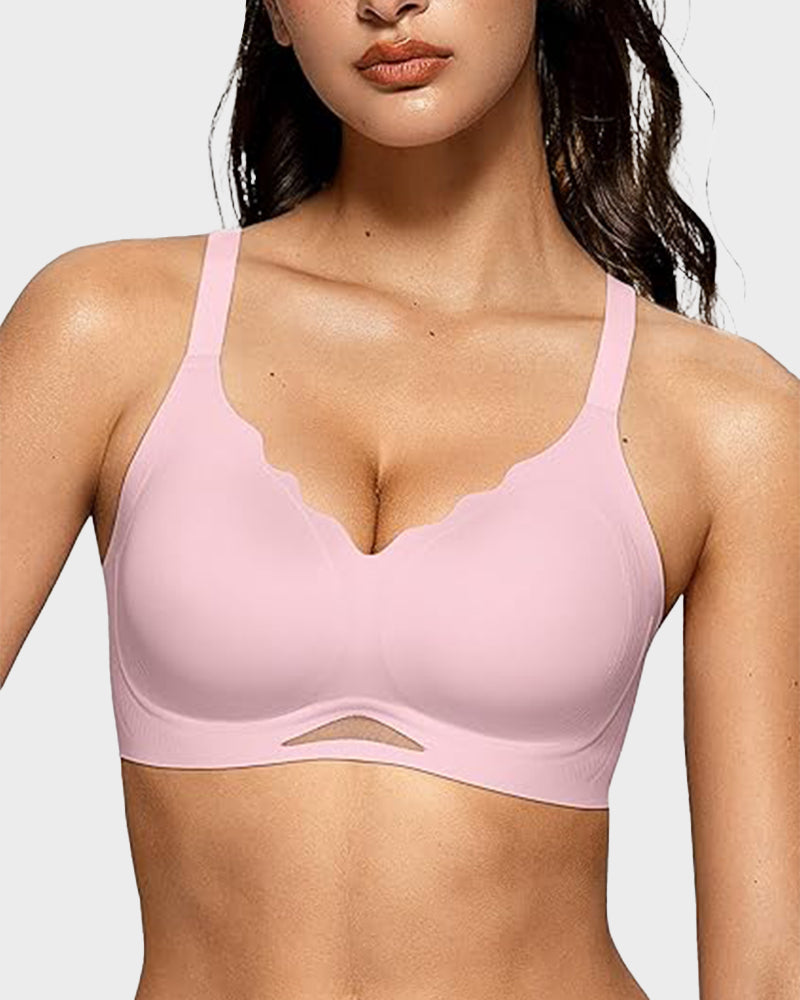 Soutien-gorge sans coutures en maille, confort doux et sans armatures