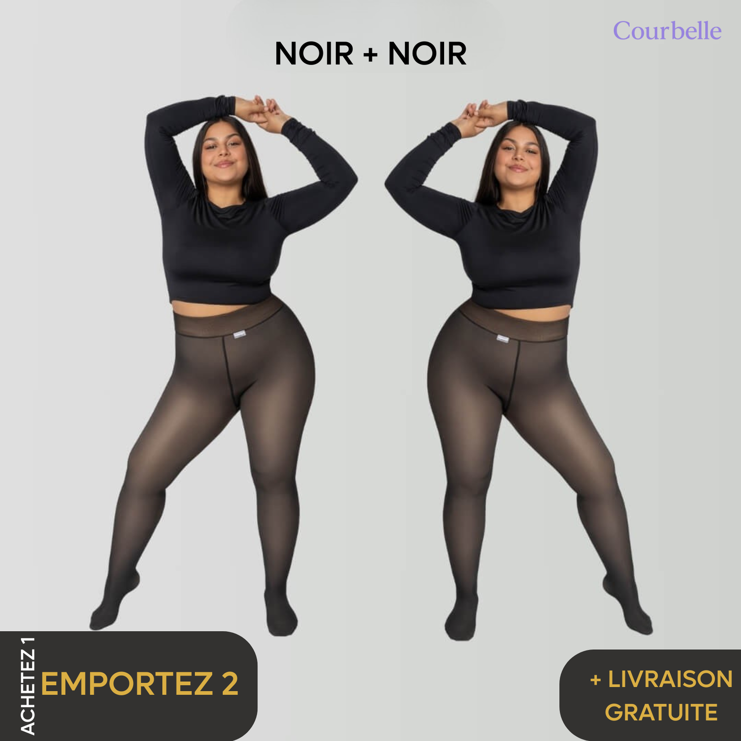 Collant Doublé en Laine Polaire [1 Acheté = 2 Offerts]