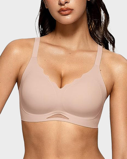 Soutien-gorge sans coutures en maille, confort doux et sans armatures