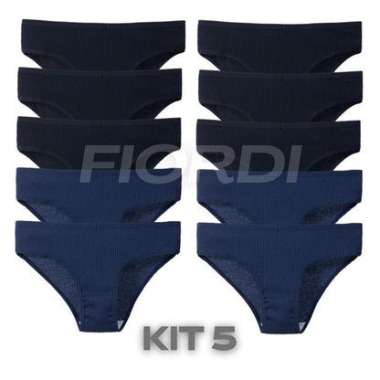 Kit Calcinhas Confort™ - Algodão Premium [COMPRE 5 & LEVE 10]