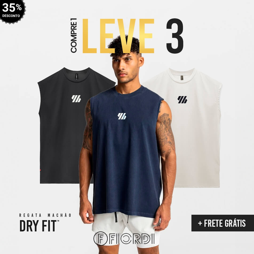 Regata Machão Dry-Fit™  [Compre 1 & Leve 3]