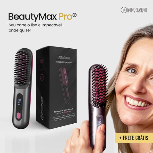 Escova Alisadora Portátil - BeautyMax Pro®
