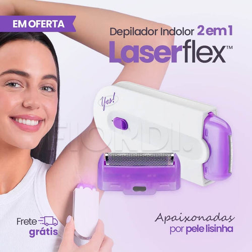 Depilador Indolor 2 em 1 - LaserFlex™ + Brinde