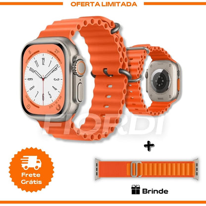 Smartwatch - Serie 8 Ultra + (2ª Pulseira de Brinde)