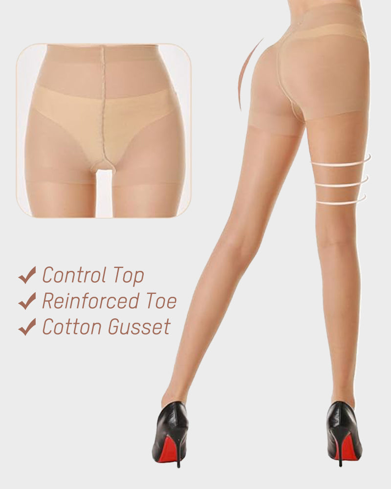 Collants transparents résistants aux courses 40D
