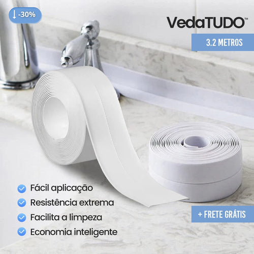 Fita de Vedação Impermeável - VedaTudo™ (3.2 Metros)