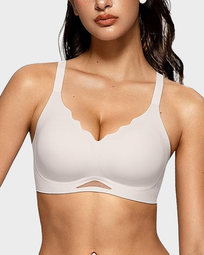 Soutien-gorge sans coutures en maille, confort doux et sans armatures