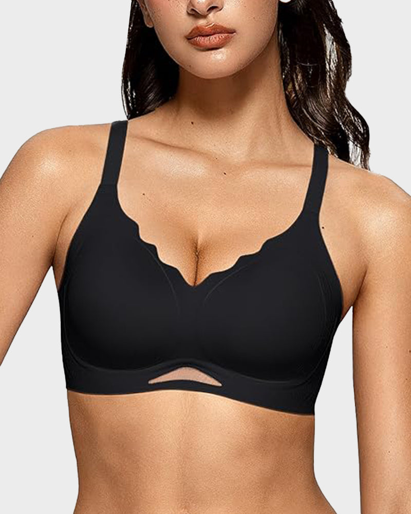 Soutien-gorge sans coutures en maille, confort doux et sans armatures