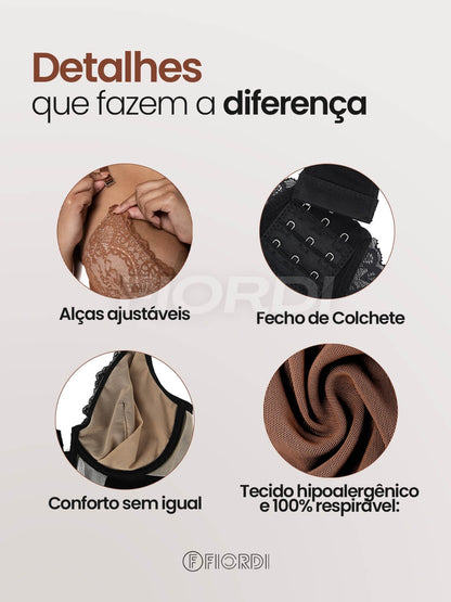 Body Modelador Renda - Elegance™[Compre 1 & Leve 2]