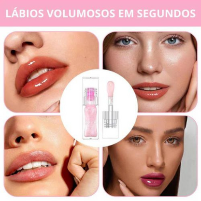 GLOSS Labial Super Brilho™ Produto Oficial + Delineador Labial de BRINDE