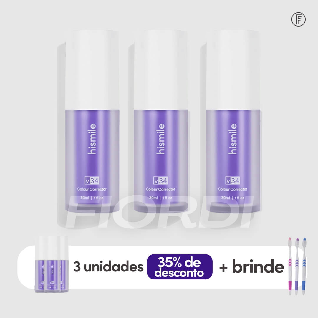 Sérum V34™ - Clareador Dentário + Brinde