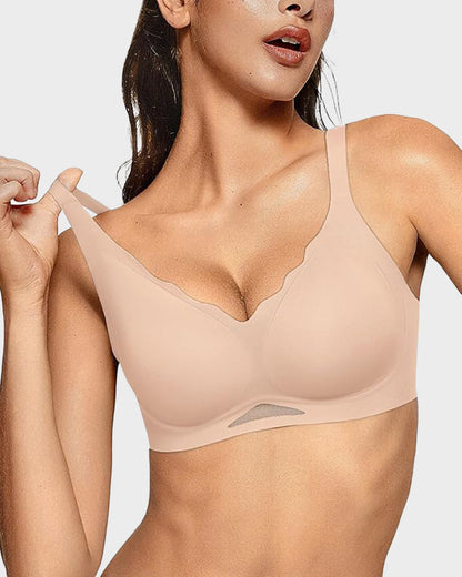 Soutien-gorge sans coutures en maille, confort doux et sans armatures
