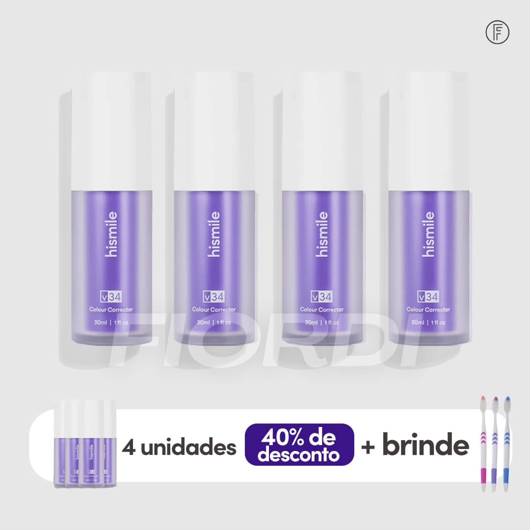 Clareador Dentário - Sérum V34™ + Brinde