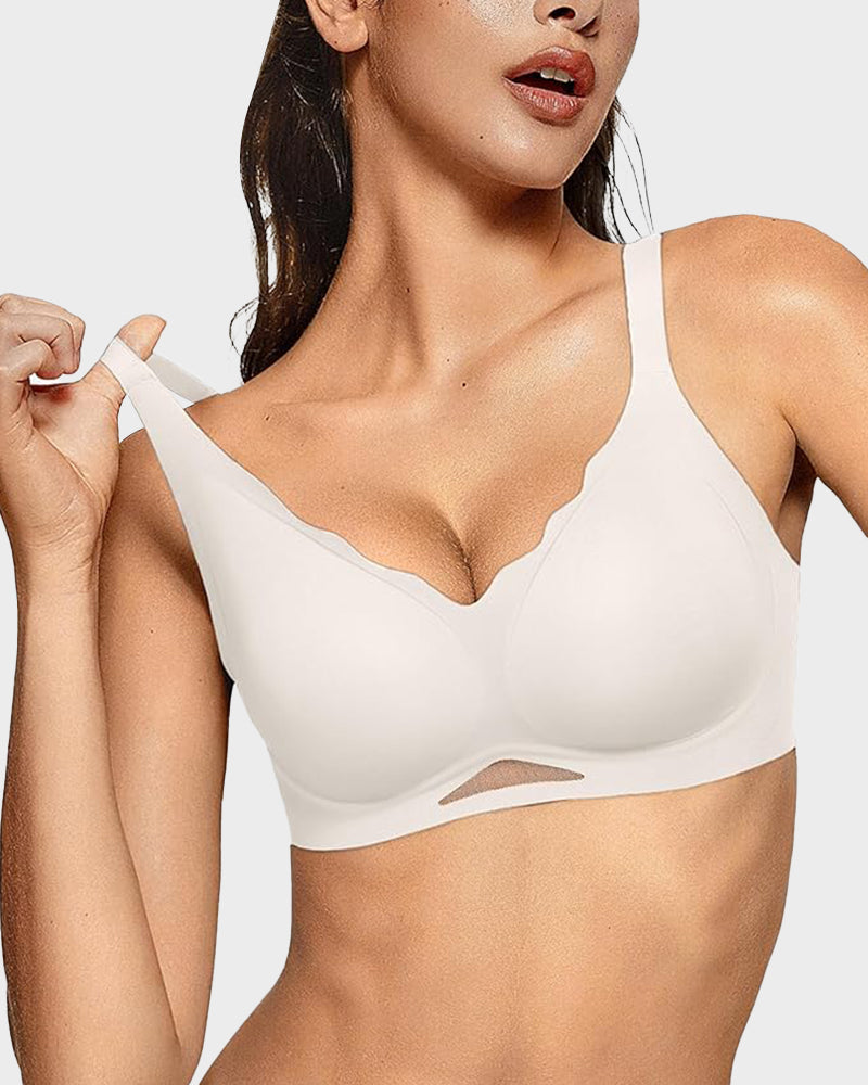 Soutien-gorge sans coutures en maille, confort doux et sans armatures