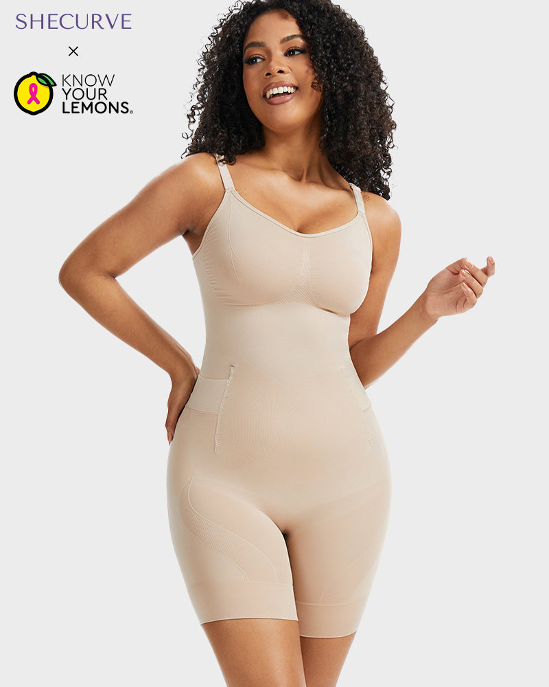 All-in-One Sculpting Bodysuit with Easy-Off Design