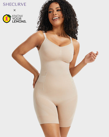 All-in-One Sculpting Bodysuit with Easy-Off Design