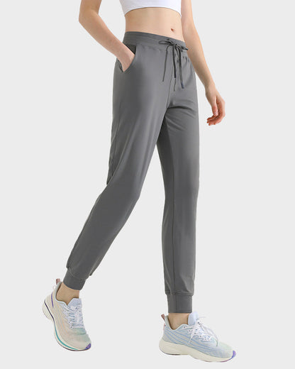 Brushed Tapered Jogger Fitness Pants