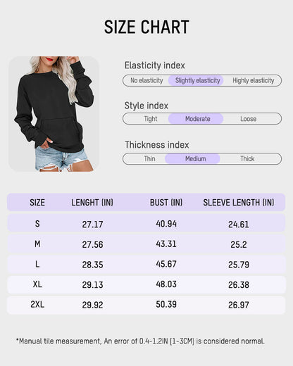 Casual Solid Color Crewneck Sweatshirt Pullover