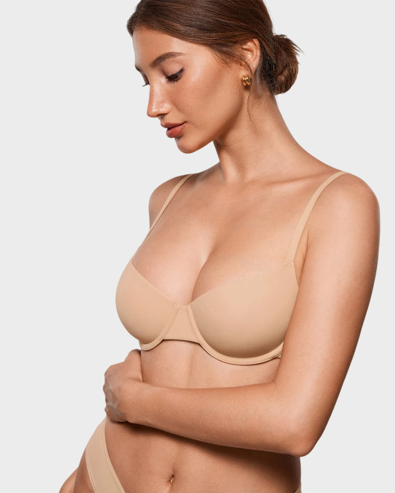 Demi Unlined Underwire Balconette Bra