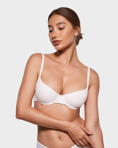 Demi Unlined Underwire Balconette Bra