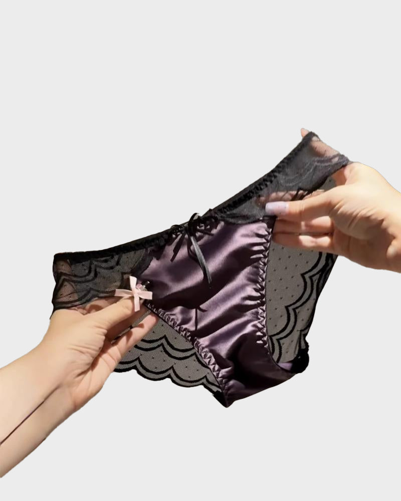 Elegant Low-Waist Lace Panties 6-Pack Gift Box