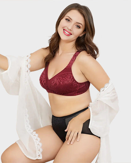 Full Coverage Wire-Free Minimizer Bra