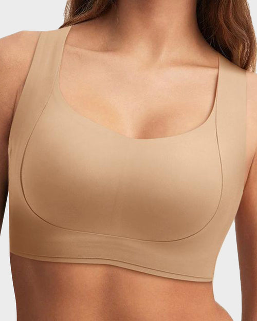 Full Support Wireless Push-Up Minimizer Bra
