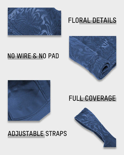 Full Coverage Wire-Free Minimizer Bra