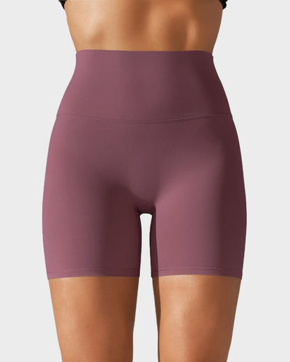 High-Waist Mesh Tummy Control Breathable Boyshorts