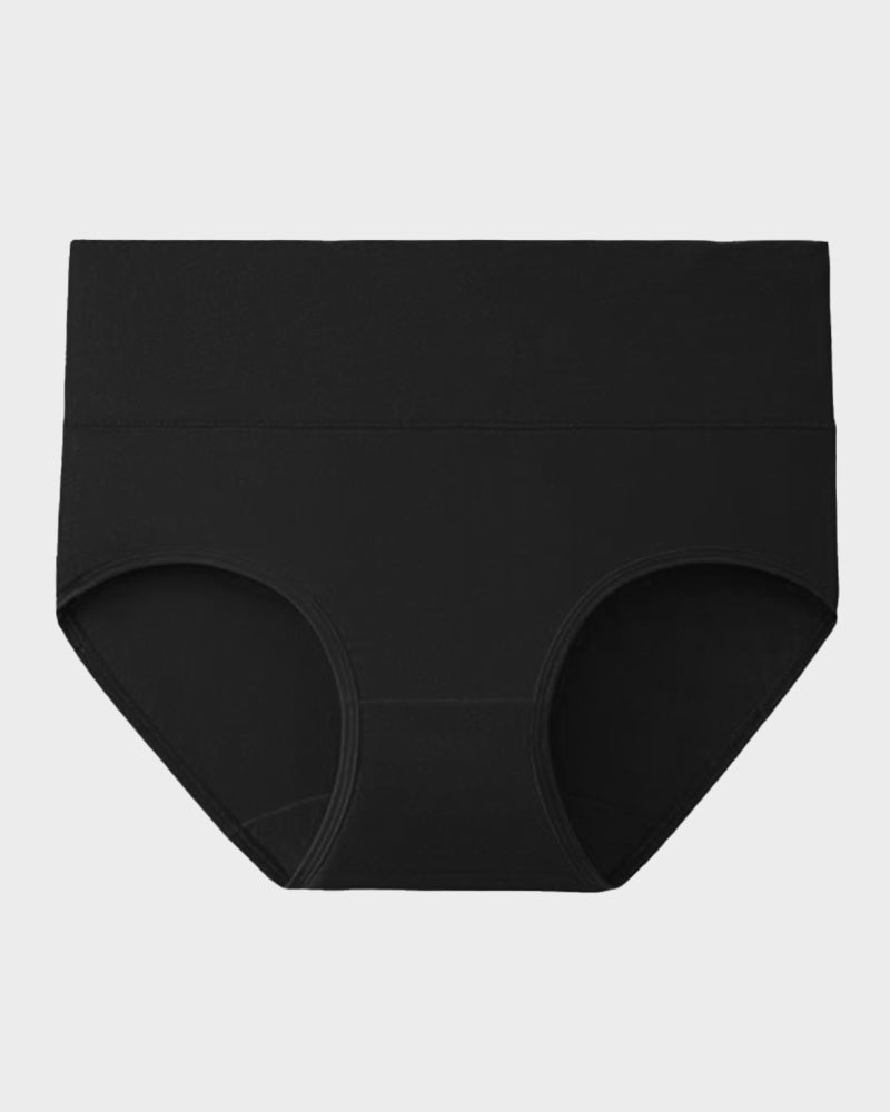 High-Waisted Full Coverage Cotton Briefs(4 pack)