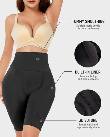 High Waisted Butt Lifter Shapewear Shorts