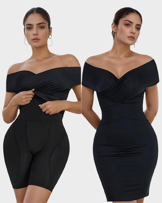 High Waisted Butt Lifter Shapewear Shorts