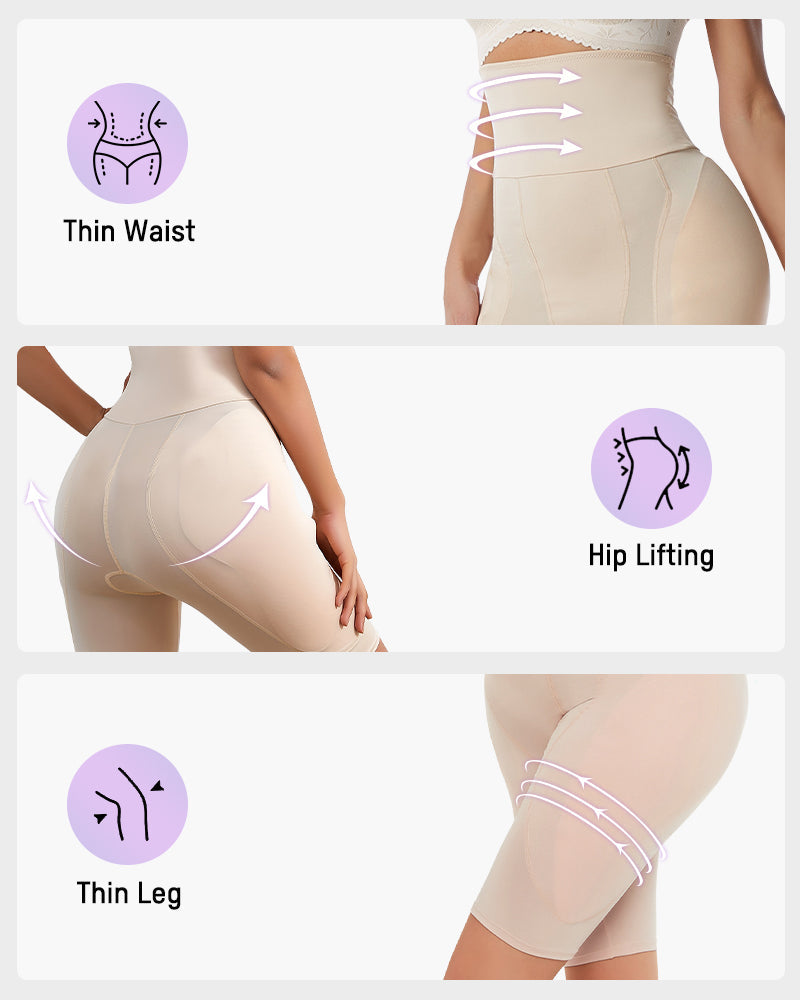 High Waisted Butt Lifter Shapewear Shorts