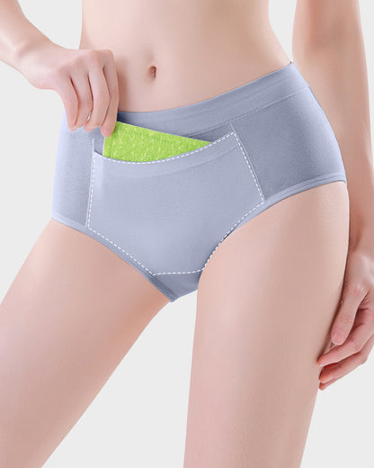 High Waist Leakproof Period Panties (3 Pack)
