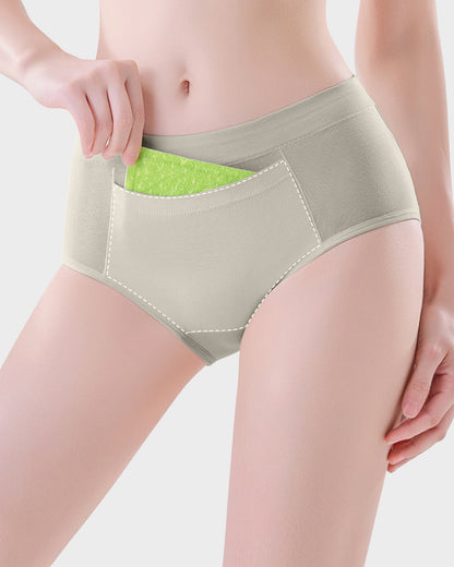 High Waist Leakproof Period Panties (3 Pack)