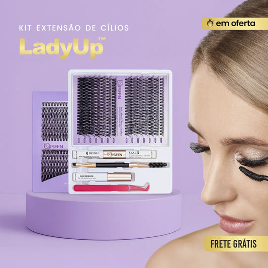 Kit de Extensão de Cílios - LadyUp™