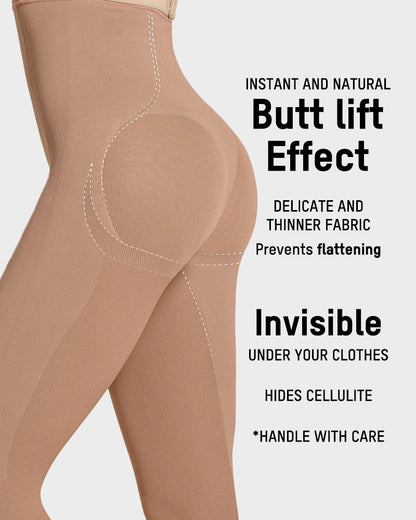 Invisible High-Waist Butt-Lifting Capri Shaper