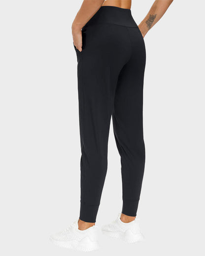 Lightweight High-Waist Tapered Joggers
