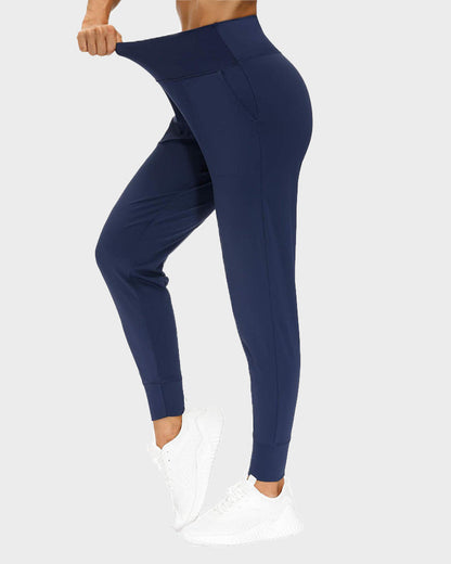 Lightweight High-Waist Tapered Joggers