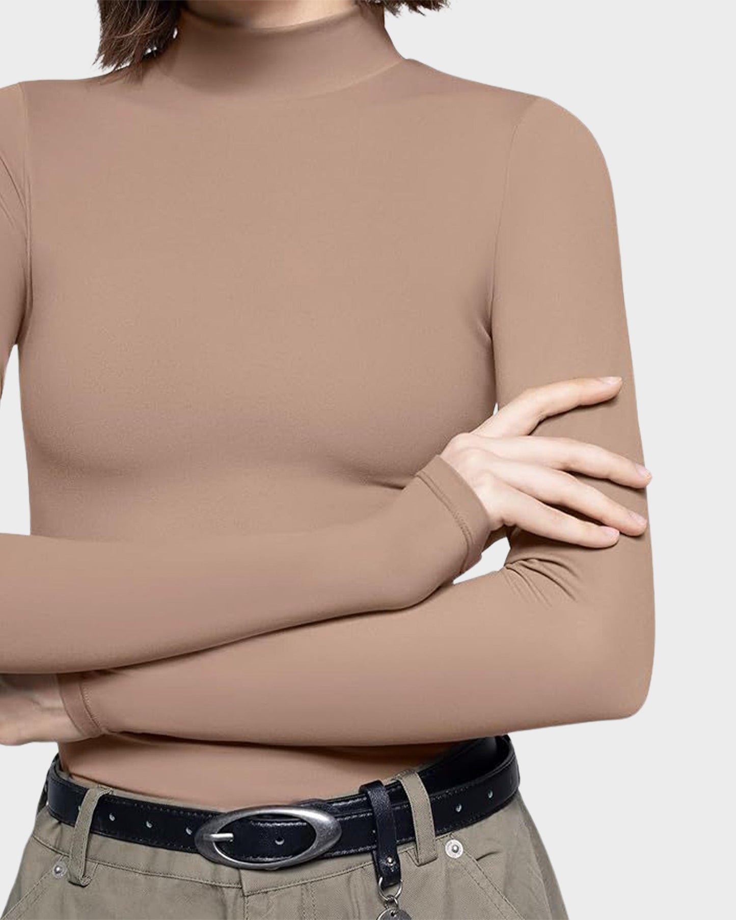 Long Sleeve Slim Fit Crew Neck Tee