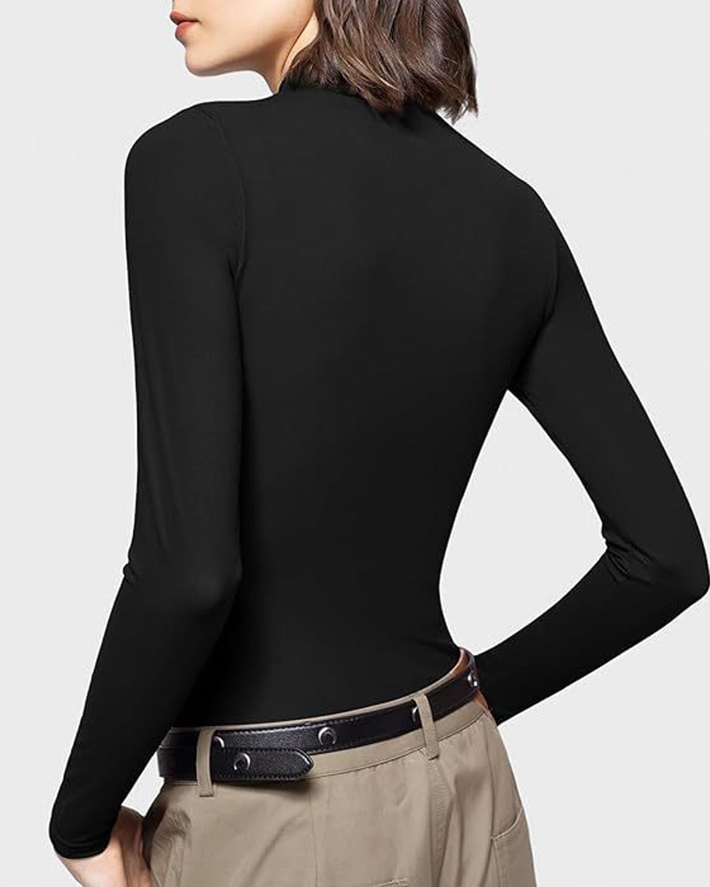 Long Sleeve Slim Fit Crew Neck Tee