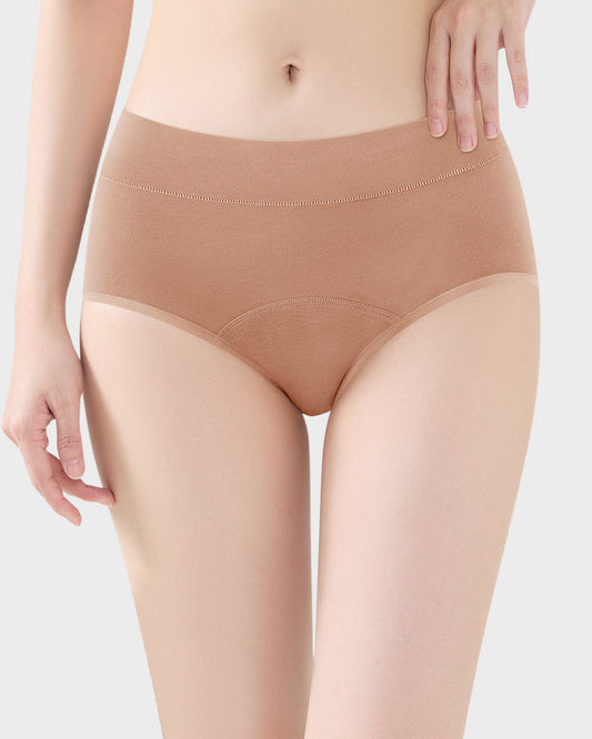 Mid-Rise Leakproof Cotton Period Panties (3 Pack)
