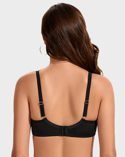 Plus Size Lace Full Coverage Minimizer Bra