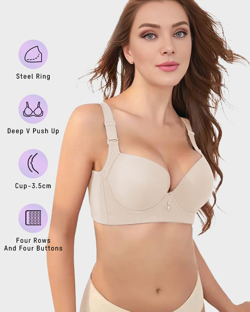 Plus Size Seamless Breathable Wireless Bra