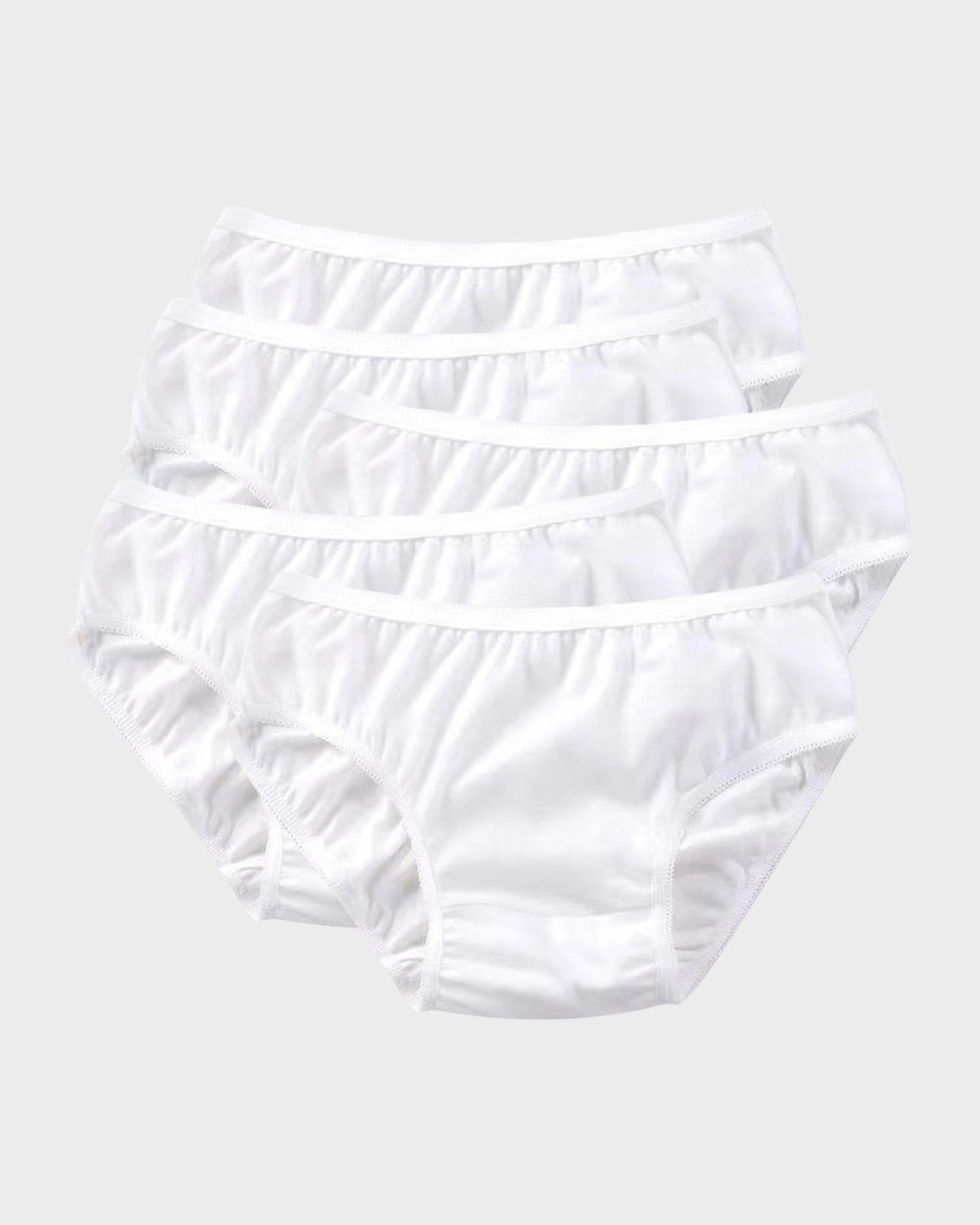 Portable Sterilized Disposable Cotton Briefs (5 Pack)